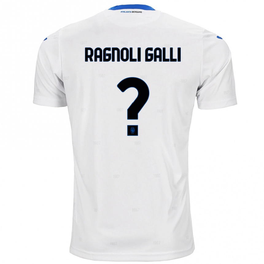 Enfant Football Maillot Federico Ragnoli Galli #0 Blanc Tenues Extérieur 2024/25