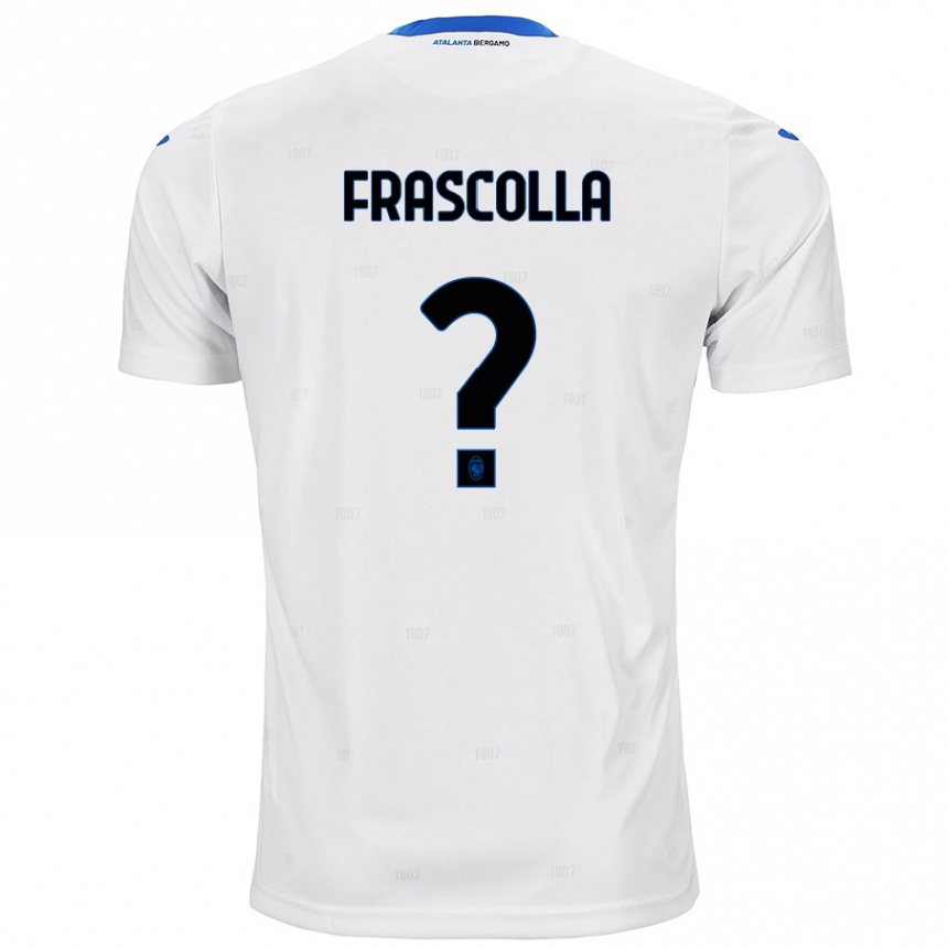 Enfant Football Maillot Andrea Frascolla #0 Blanc Tenues Extérieur 2024/25