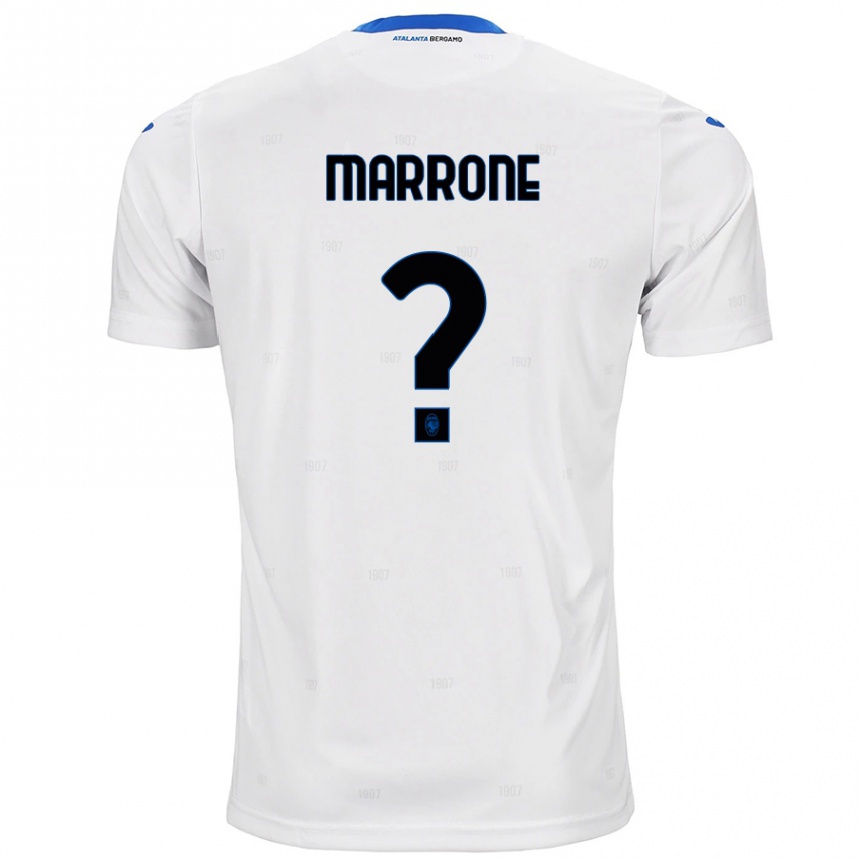 Enfant Football Maillot Federico Marrone #0 Blanc Tenues Extérieur 2024/25