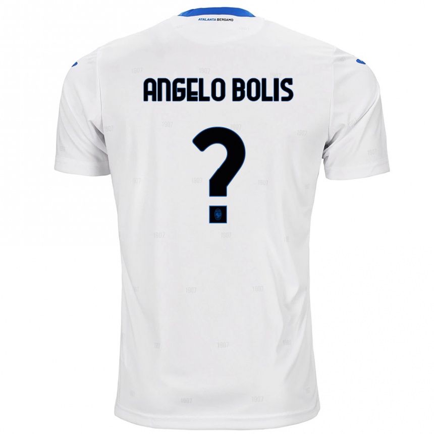 Enfant Football Maillot Tommaso Angelo Bolis #0 Blanc Tenues Extérieur 2024/25