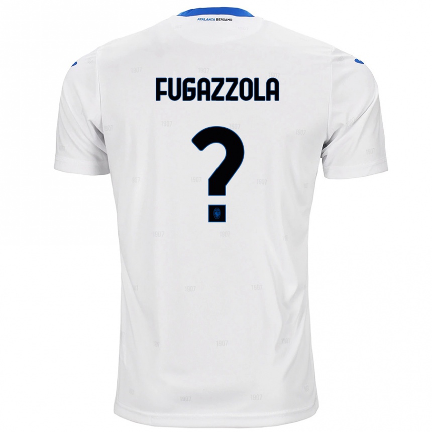 Enfant Football Maillot Marcello Fugazzola #0 Blanc Tenues Extérieur 2024/25