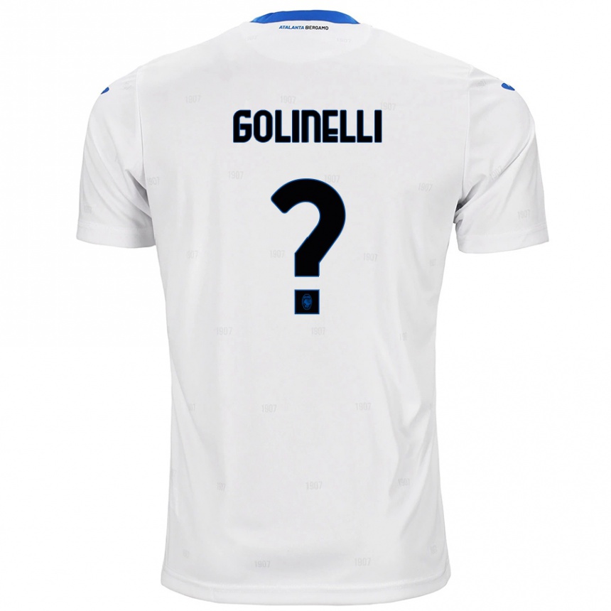 Enfant Football Maillot Martino Golinelli #0 Blanc Tenues Extérieur 2024/25