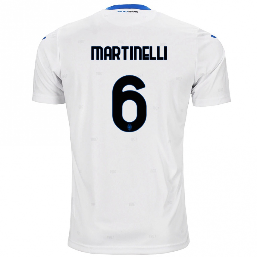 Enfant Football Maillot Gabriel Martinelli #6 Blanc Tenues Extérieur 2024/25