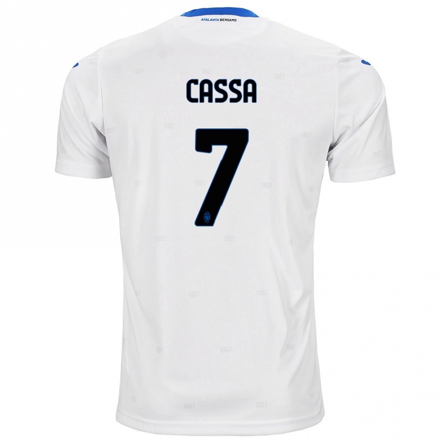 Enfant Football Maillot Federico Cassa #7 Blanc Tenues Extérieur 2024/25