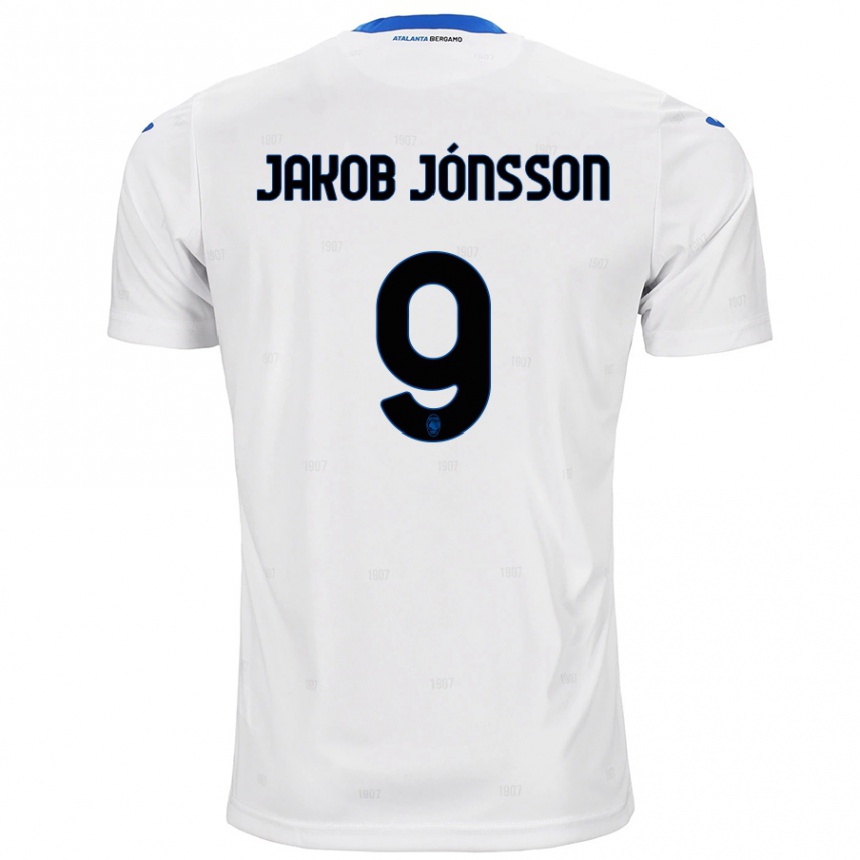 Enfant Football Maillot Birkir Jakob Jónsson #9 Blanc Tenues Extérieur 2024/25