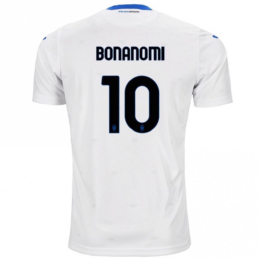 Enfant Football Maillot Andrea Bonanomi #10 Blanc Tenues Extérieur 2024/25