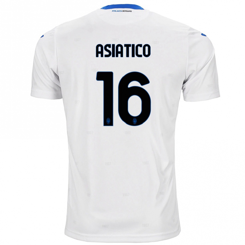 Enfant Football Maillot Pietro Asiatico #16 Blanc Tenues Extérieur 2024/25