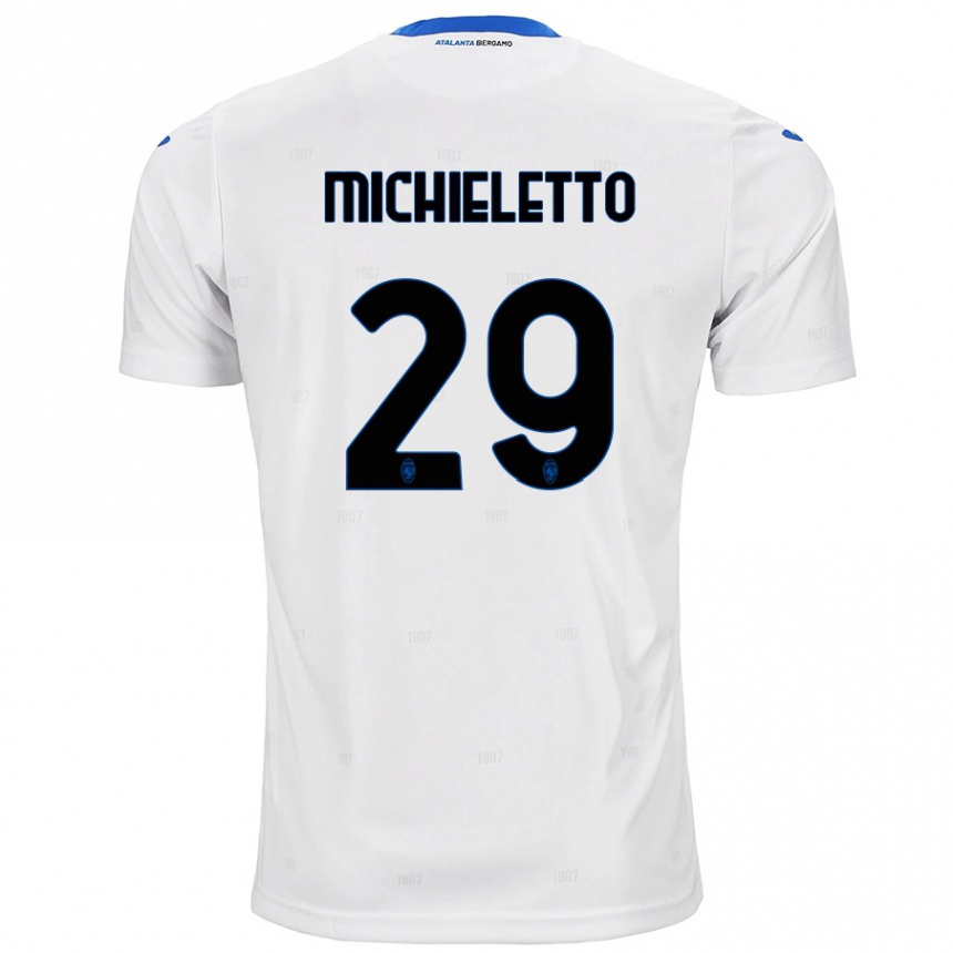 Enfant Football Maillot Andrea Michieletto #29 Blanc Tenues Extérieur 2024/25