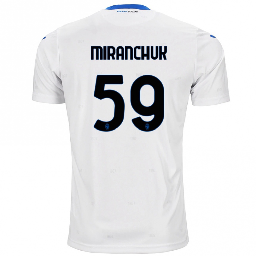 Enfant Football Maillot Aleksey Miranchuk #59 Blanc Tenues Extérieur 2024/25