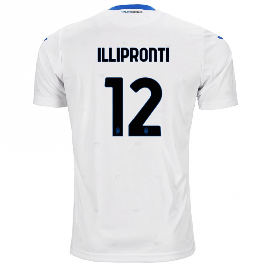 Enfant Football Maillot Filippo Illipronti #12 Blanc Tenues Extérieur 2024/25