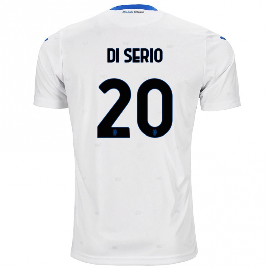 Enfant Football Maillot Giuseppe Di Serio #20 Blanc Tenues Extérieur 2024/25