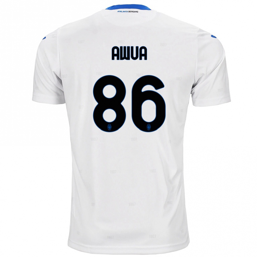 Enfant Football Maillot Theophilus Awua #86 Blanc Tenues Extérieur 2024/25