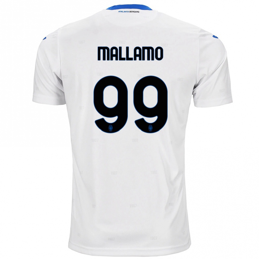 Enfant Football Maillot Alessandro Mallamo #99 Blanc Tenues Extérieur 2024/25