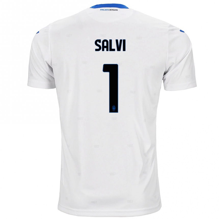 Enfant Football Maillot Margherita Salvi #1 Blanc Tenues Extérieur 2024/25