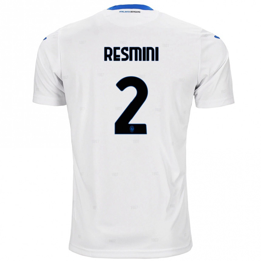 Enfant Football Maillot Martina Resmini #2 Blanc Tenues Extérieur 2024/25