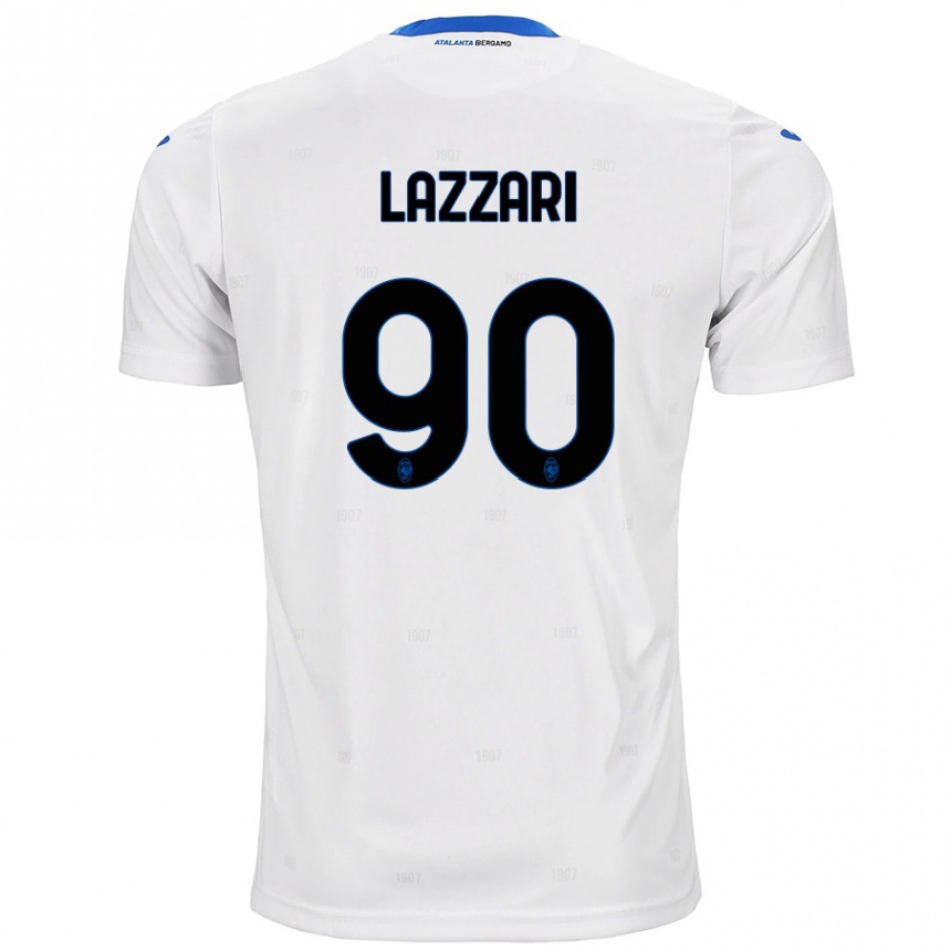 Enfant Football Maillot Ilaria Lazzari #90 Blanc Tenues Extérieur 2024/25