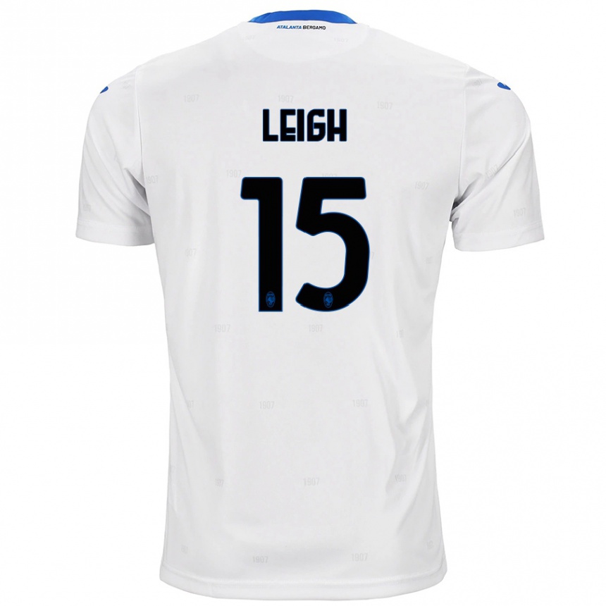 Enfant Football Maillot Adrienne Leigh #15 Blanc Tenues Extérieur 2024/25