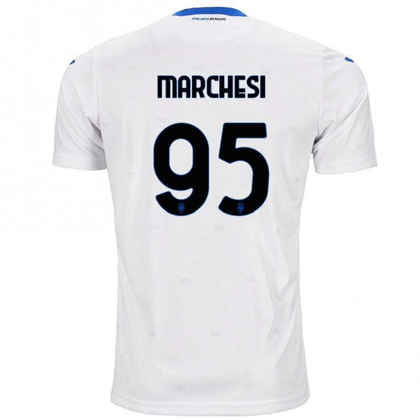 Enfant Football Maillot Silvia Marchesi #95 Blanc Tenues Extérieur 2024/25