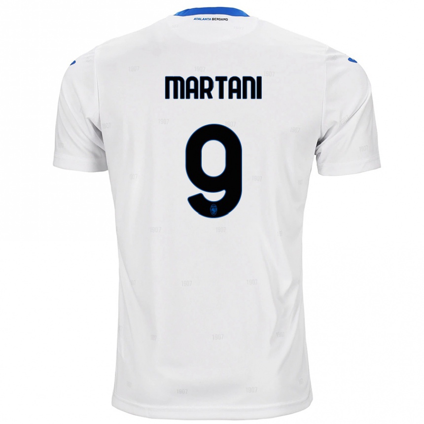 Enfant Football Maillot Alice Martani #9 Blanc Tenues Extérieur 2024/25