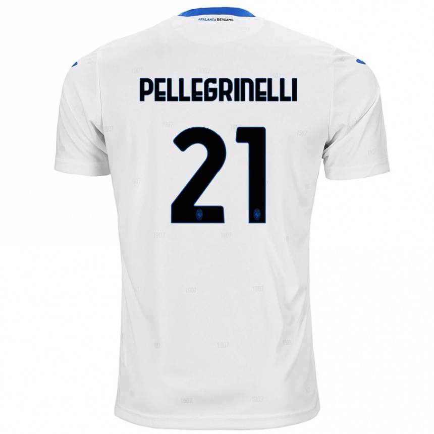 Enfant Football Maillot Giorgia Pellegrinelli #21 Blanc Tenues Extérieur 2024/25