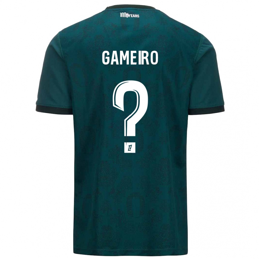 Enfant Football Maillot Benoît Gameiro #0 Vert Foncé Tenues Extérieur 2024/25