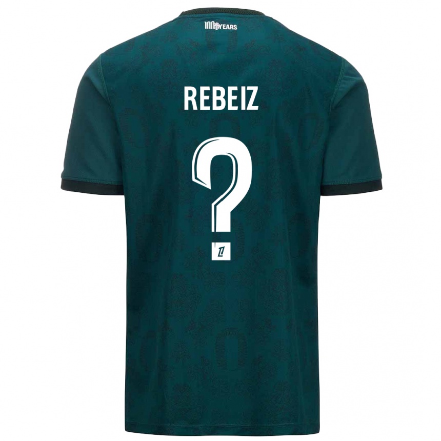 Enfant Football Maillot Georges Rebeiz #0 Vert Foncé Tenues Extérieur 2024/25