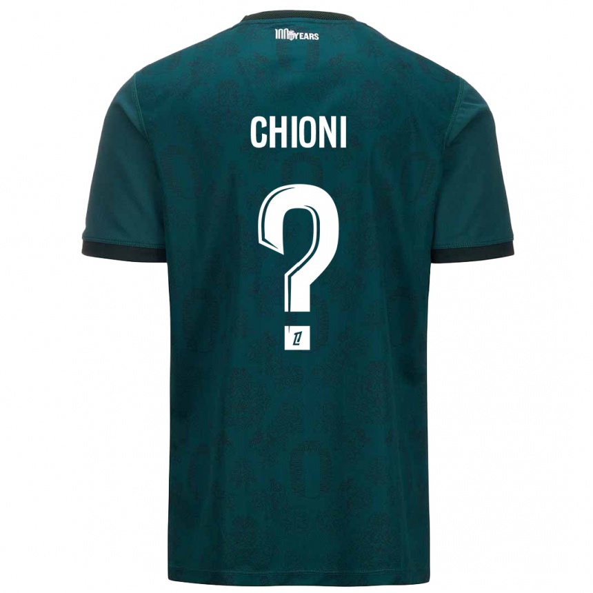 Enfant Football Maillot Tristan Chioni #0 Vert Foncé Tenues Extérieur 2024/25