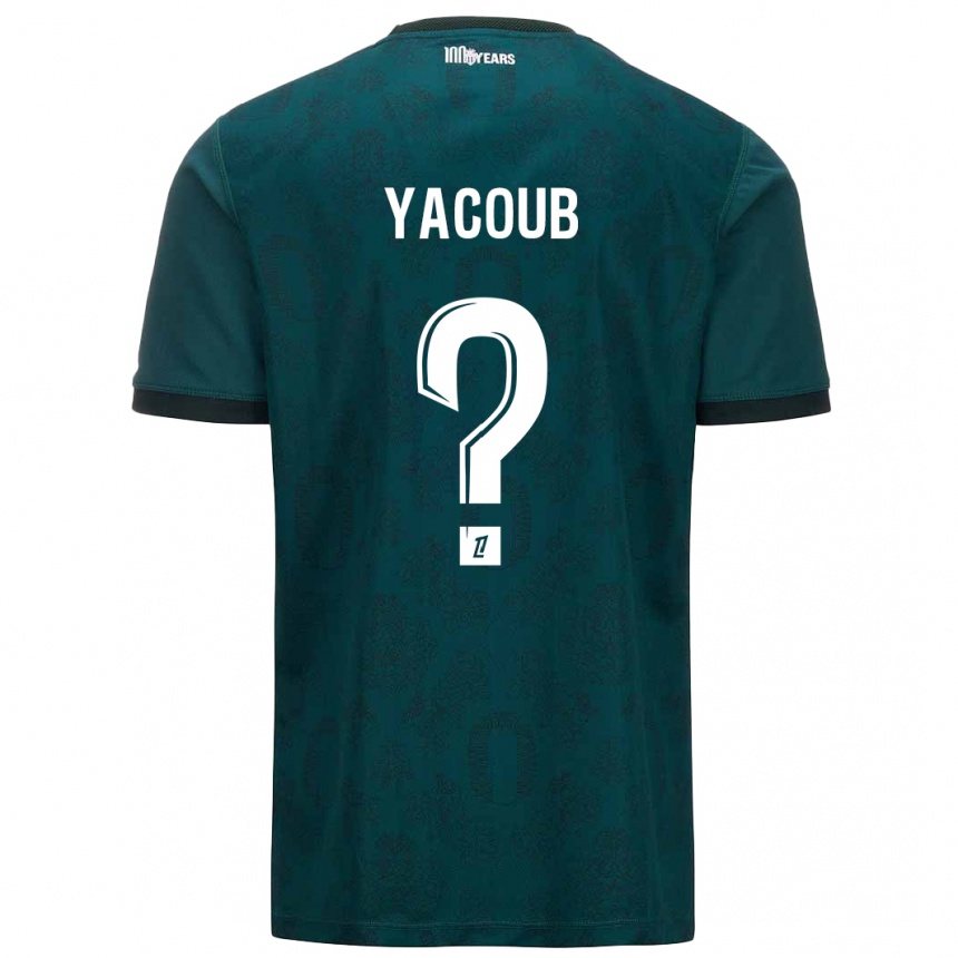 Enfant Football Maillot Béchir Yacoub #0 Vert Foncé Tenues Extérieur 2024/25