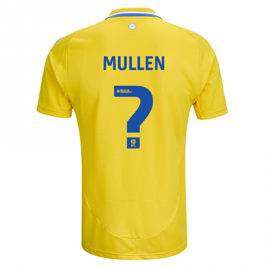 Enfant Football Maillot Jeremiah Chilokoa-Mullen #0 Jaune Bleu Tenues Extérieur 2024/25