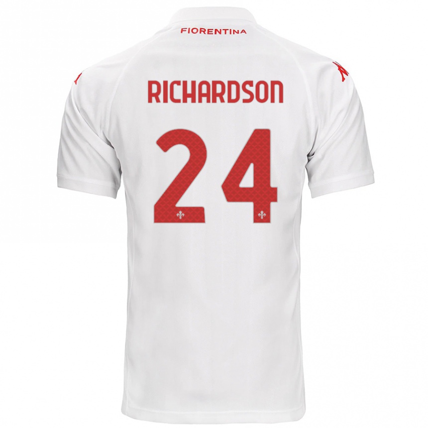 Enfant Football Maillot Amir Richardson #24 Blanc Tenues Extérieur 2024/25