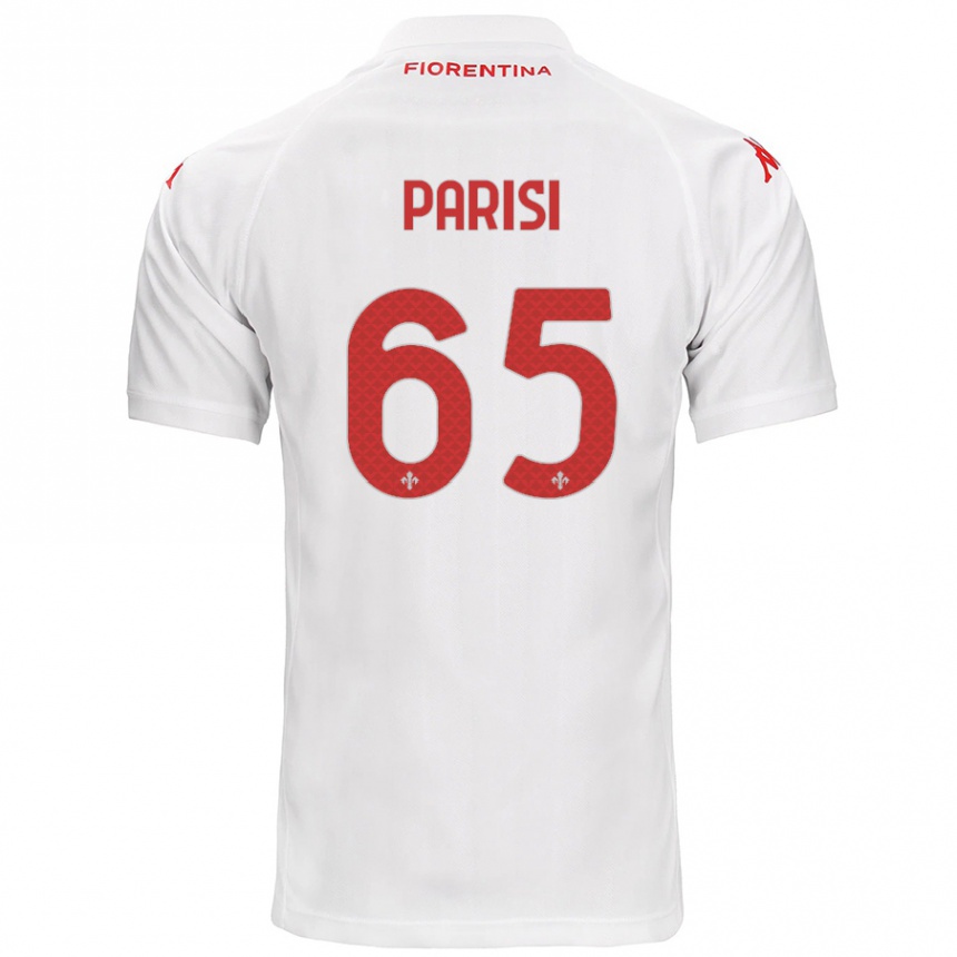 Enfant Football Maillot Fabiano Parisi #65 Blanc Tenues Extérieur 2024/25