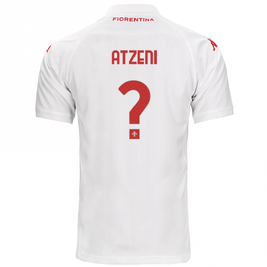 Enfant Football Maillot Davide Atzeni #0 Blanc Tenues Extérieur 2024/25