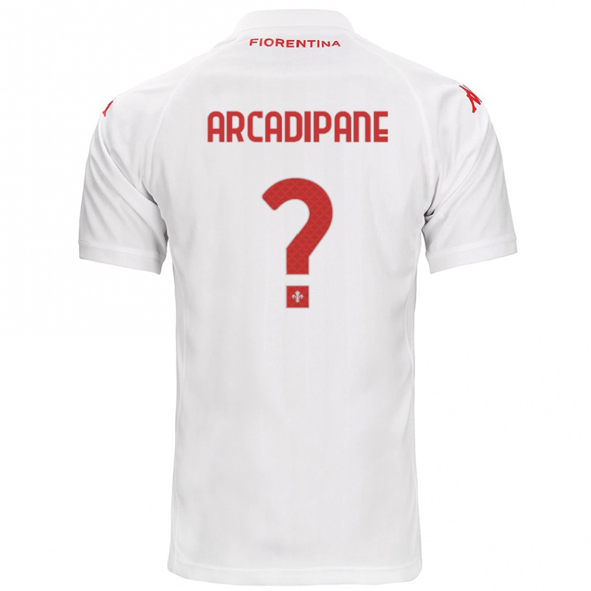 Enfant Football Maillot Guglielmo Arcadipane #0 Blanc Tenues Extérieur 2024/25