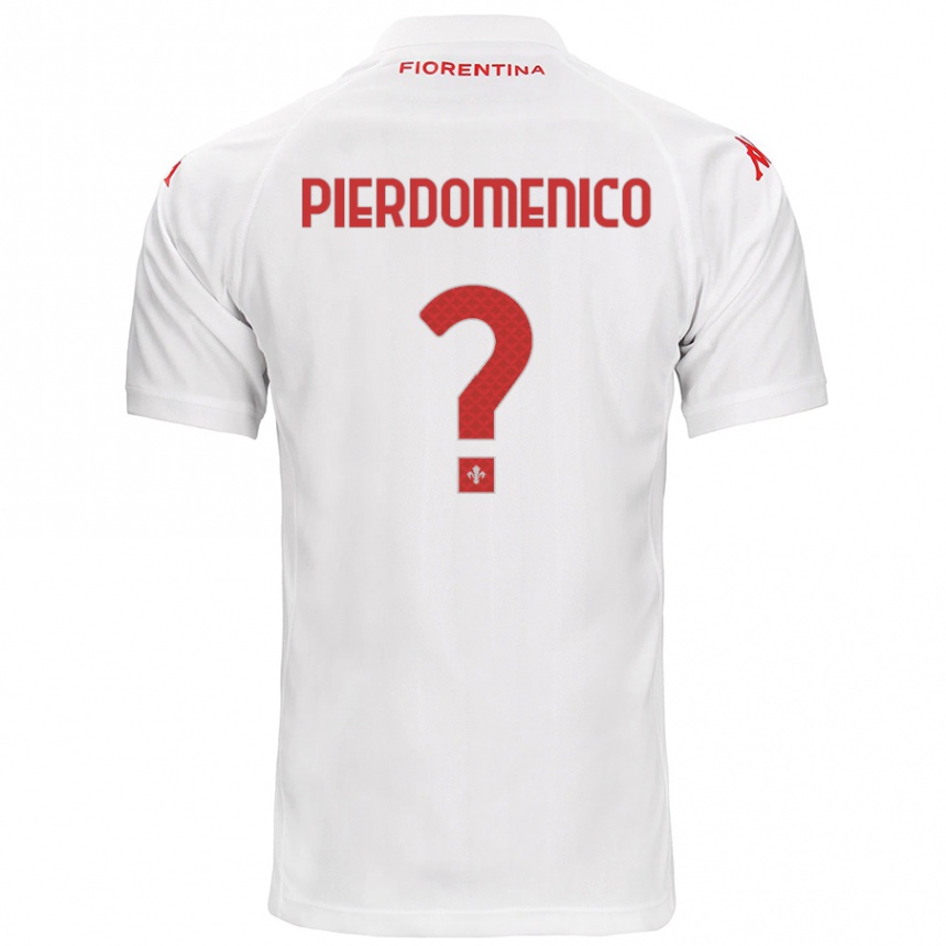 Enfant Football Maillot Jacopo Di Pierdomenico #0 Blanc Tenues Extérieur 2024/25