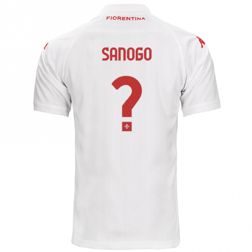 Enfant Football Maillot Bassidy Sanogo #0 Blanc Tenues Extérieur 2024/25