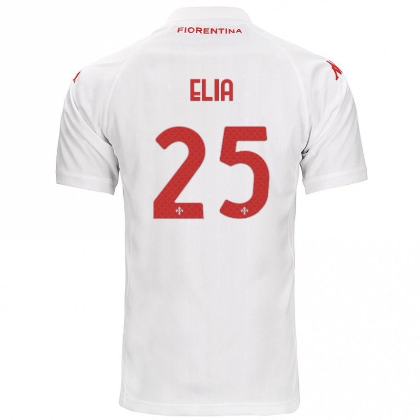 Enfant Football Maillot Mirko Elia #25 Blanc Tenues Extérieur 2024/25