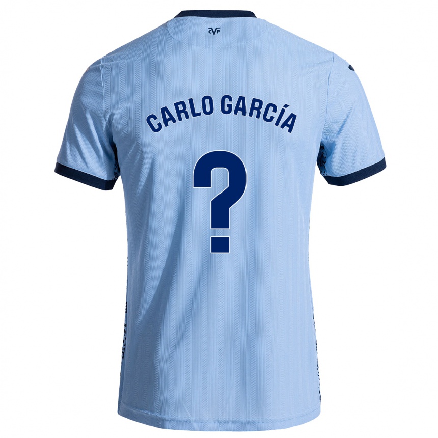 Enfant Football Maillot Carlo García #0 Bleu Ciel Tenues Extérieur 2024/25