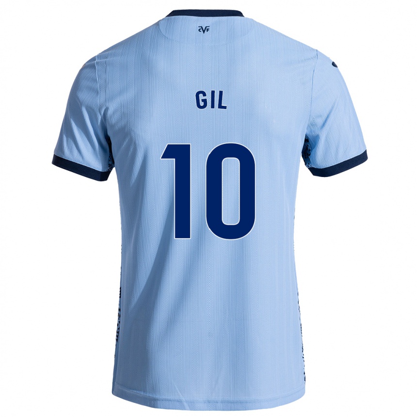 Enfant Football Maillot Markel Gil #10 Bleu Ciel Tenues Extérieur 2024/25