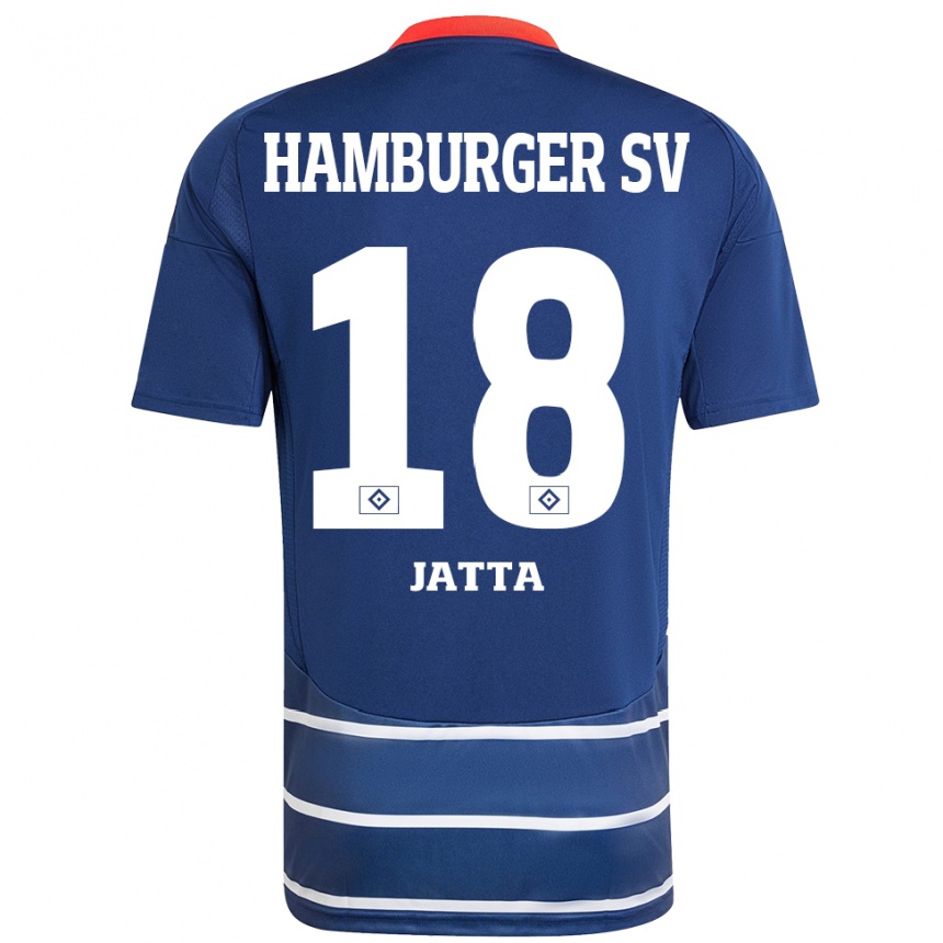 Enfant Football Maillot Bakery Jatta #18 Bleu Foncé Tenues Extérieur 2024/25