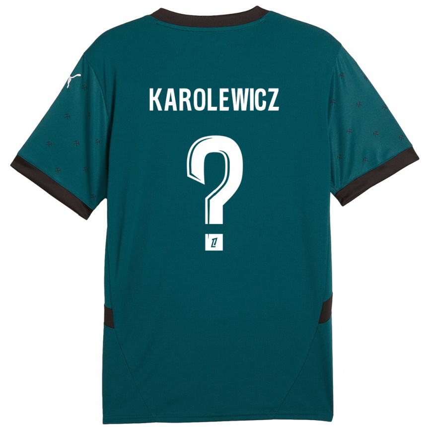 Enfant Football Maillot Roman Karolewicz #0 Vert Foncé Tenues Extérieur 2024/25