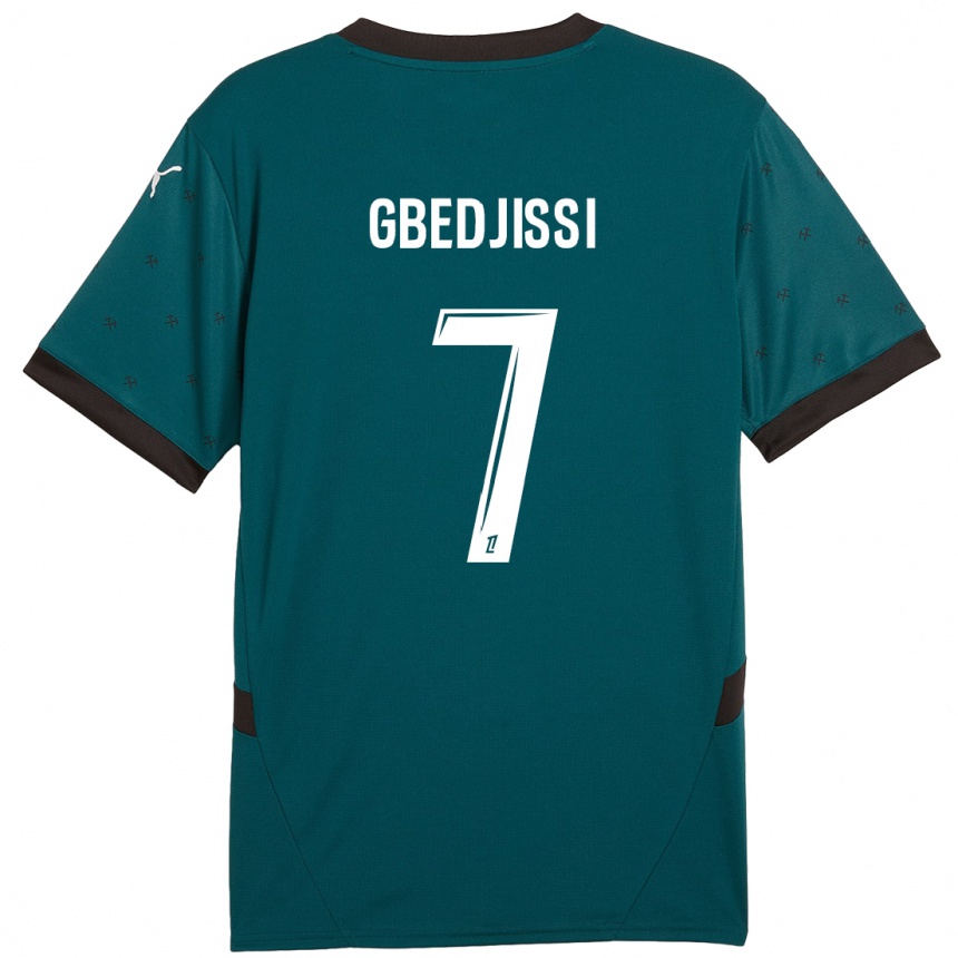 Enfant Football Maillot Aude Gbedjissi #7 Vert Foncé Tenues Extérieur 2024/25