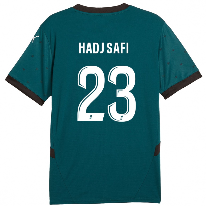 Enfant Football Maillot Souhina Hadj Safi #23 Vert Foncé Tenues Extérieur 2024/25