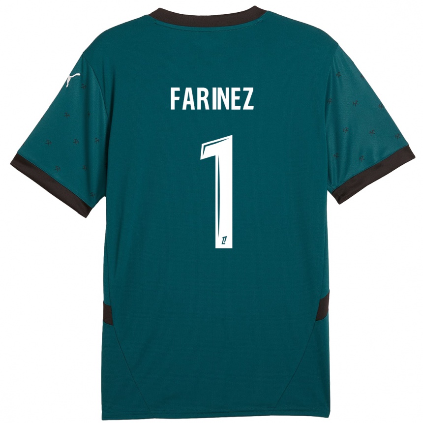 Enfant Football Maillot Wuilker Fariñez #1 Vert Foncé Tenues Extérieur 2024/25