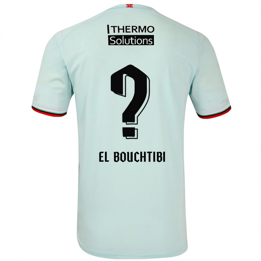 Enfant Football Maillot Ilias El Bouchtibi #0 Vert Clair Tenues Extérieur 2024/25