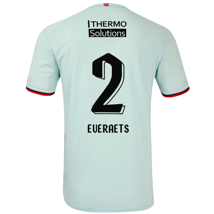 Enfant Football Maillot Kim Everaets #2 Vert Clair Tenues Extérieur 2024/25