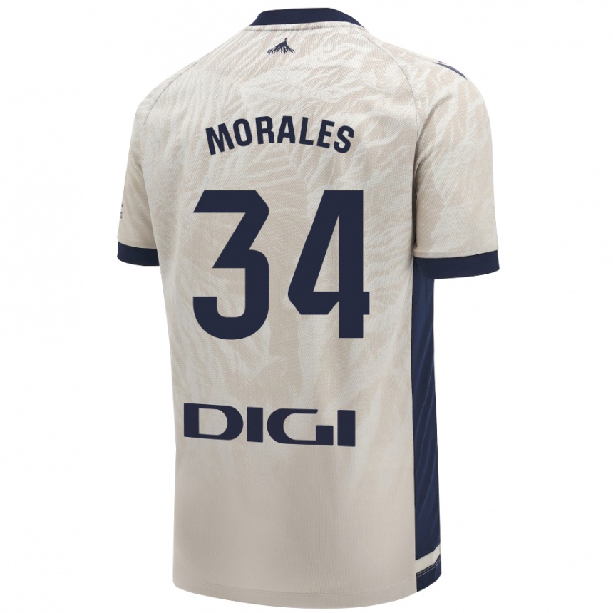 Enfant Football Maillot Anai Morales #34 Gris Clair Tenues Extérieur 2024/25