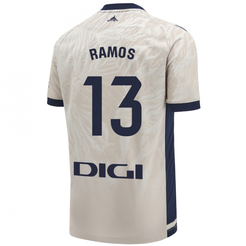 Enfant Football Maillot Darío Ramos #13 Gris Clair Tenues Extérieur 2024/25