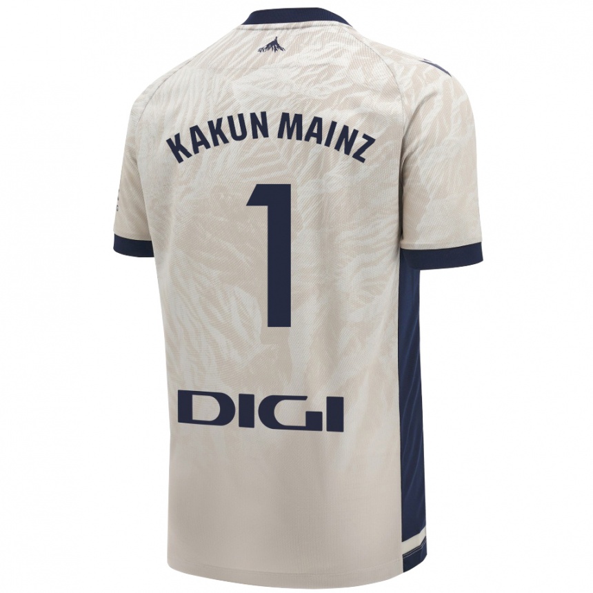 Enfant Football Maillot Kakun Mainz #1 Gris Clair Tenues Extérieur 2024/25