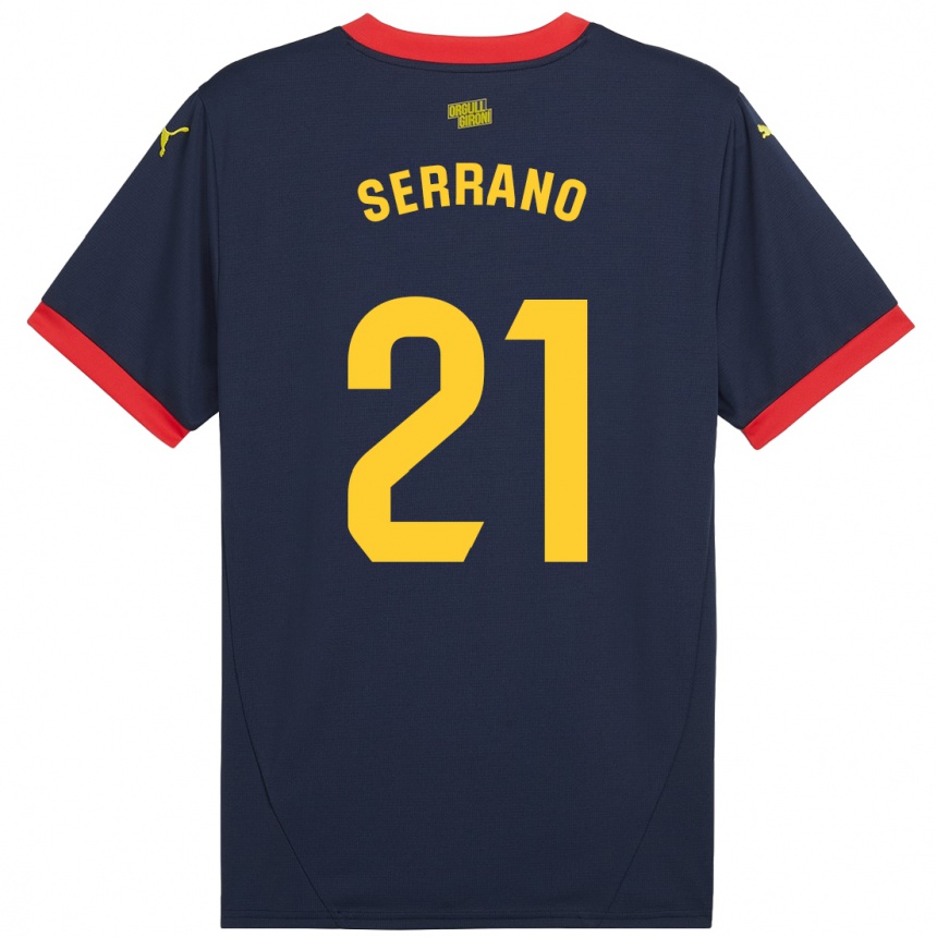 Enfant Football Maillot Ot Serrano #21 Bleu Marine Rouge Tenues Extérieur 2024/25