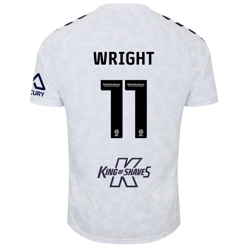 Enfant Football Maillot Haji Wright #11 Blanc Tenues Extérieur 2024/25